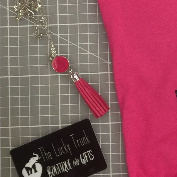 Tassel Necklace with Monogram! - Picture 1 of 1